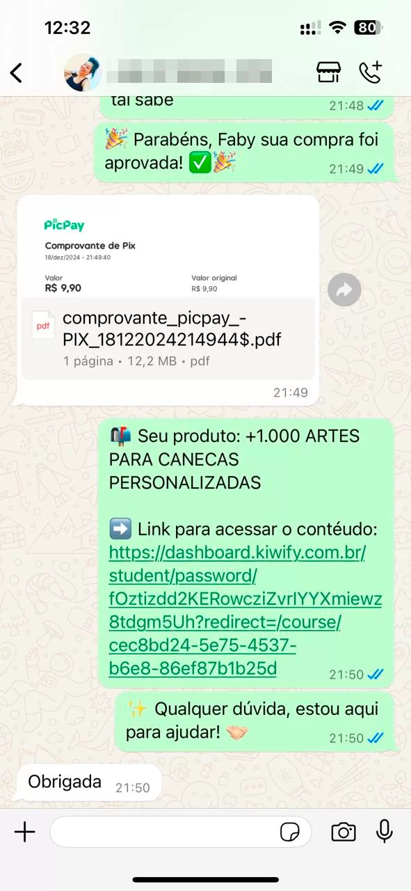 Depoimento cliente