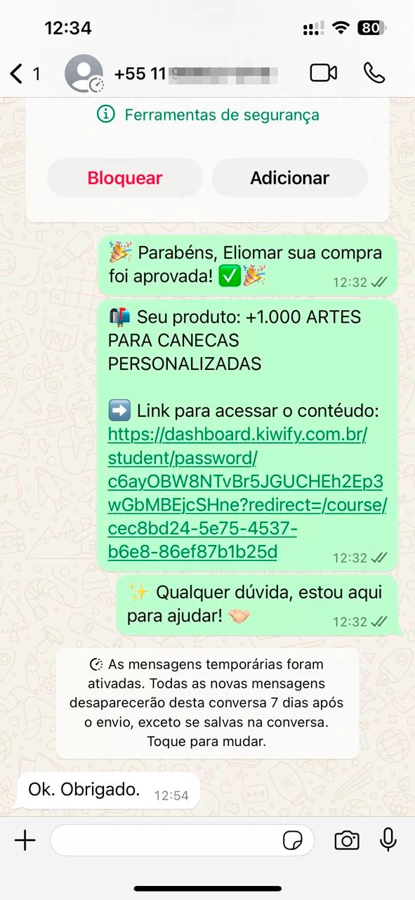 Depoimento cliente