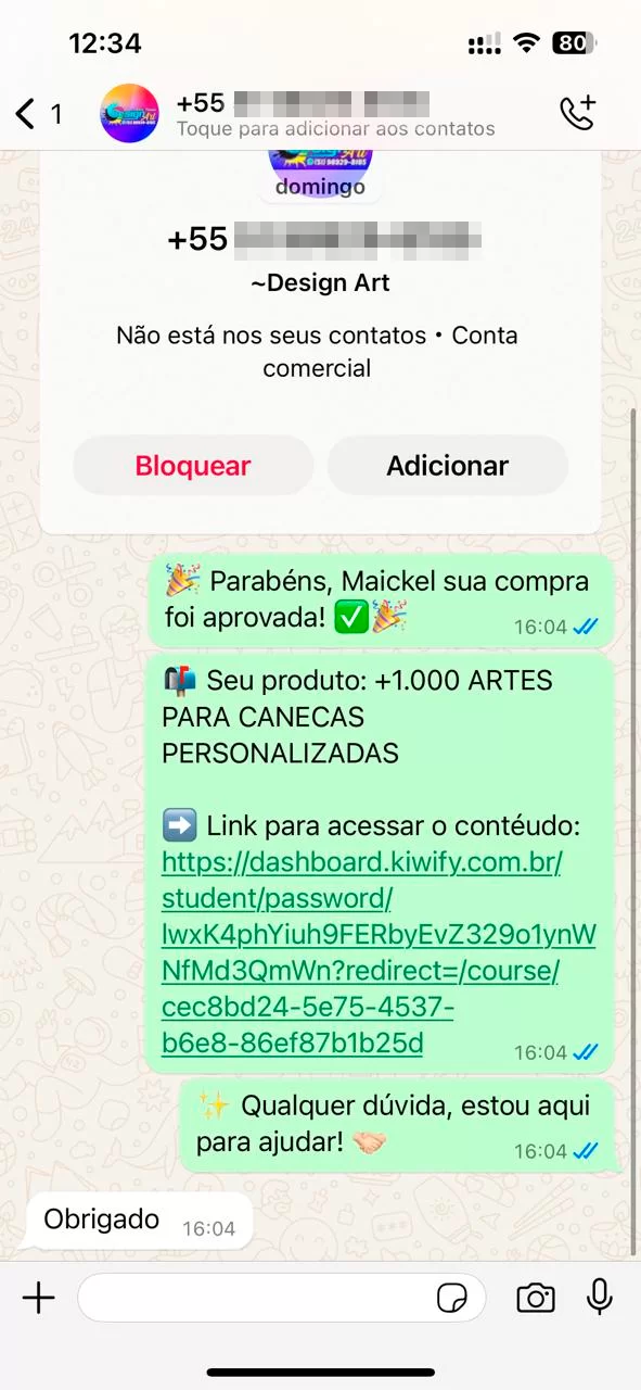 Depoimento cliente